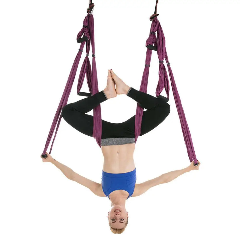 Yoga Trapeze Home Gym Hanging Belt Swing Strap