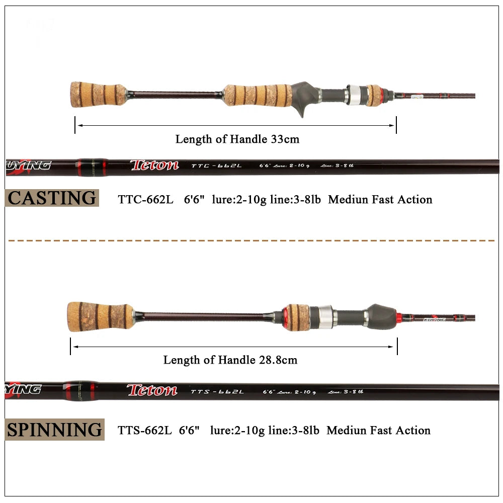 Bait Casting Spinning Lure Fishing Rod Soft Pole