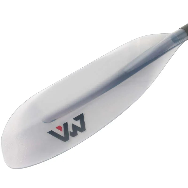 double blade transparent blade extendable, 4 section oar adjustable