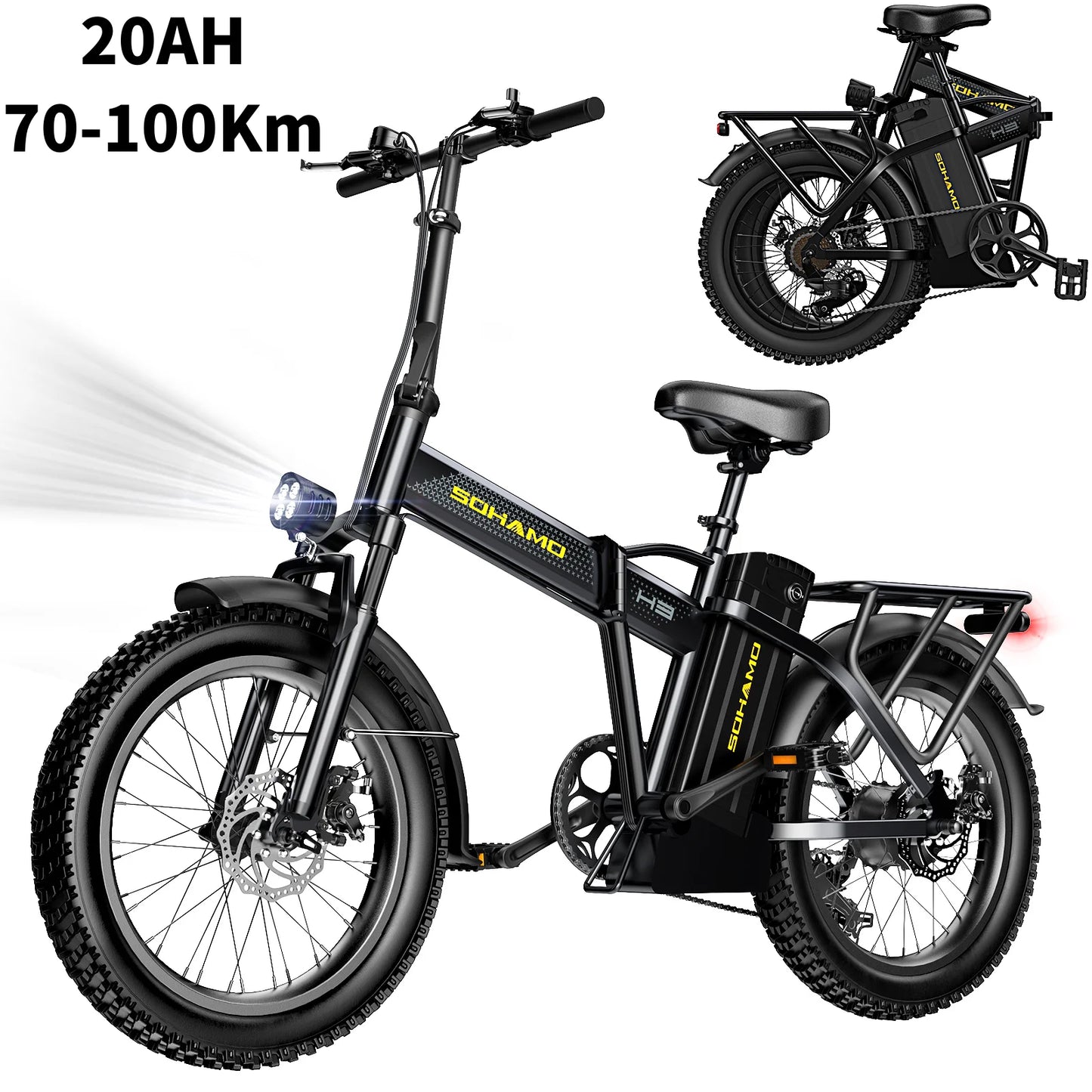 Mountain Off road E bike foldable bicycle Bike