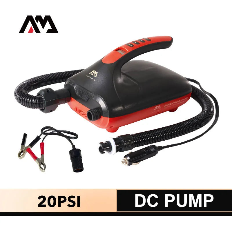 high pressure DC12V electrical electric air pump LED display inflatable boat sup surf board stand up paddle kayak canoe