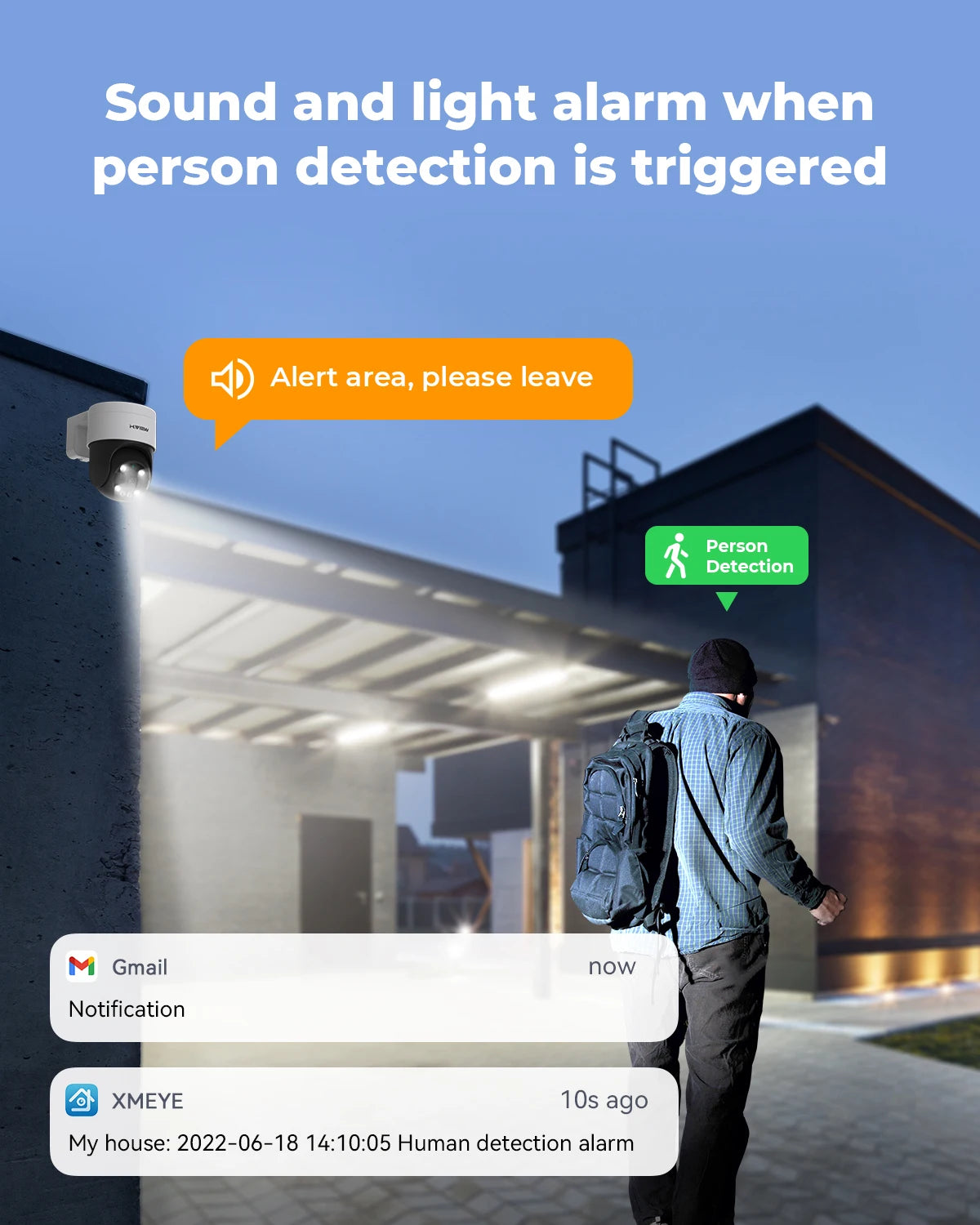 Outdoor Security Camera System Home Video Surveillance Kit