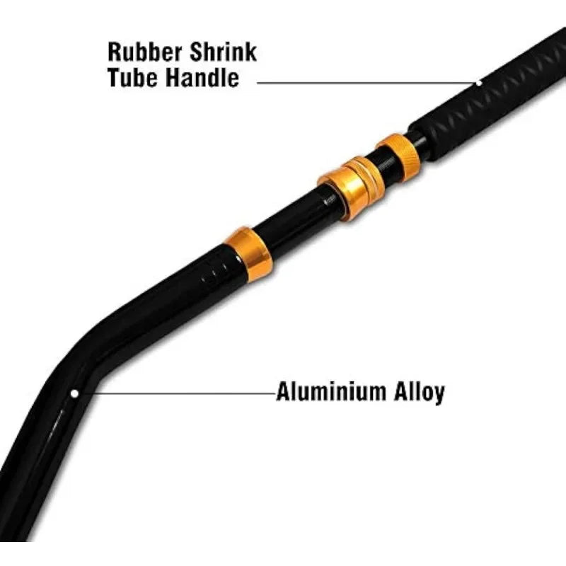2-Piece Saltwater Bent Butt Fishing Rod Offshore Trolling