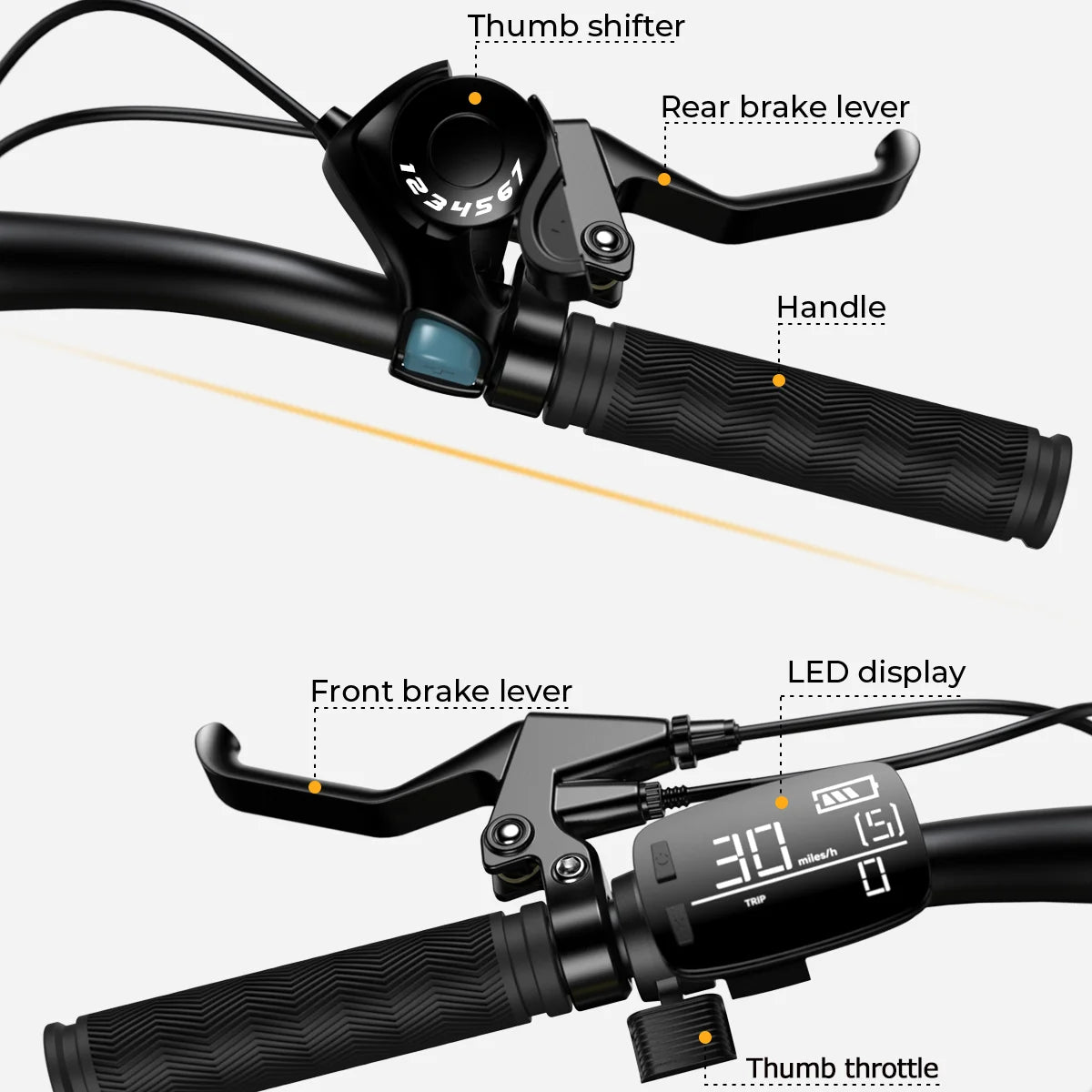 Mountain Off road E bike foldable bicycle Bike