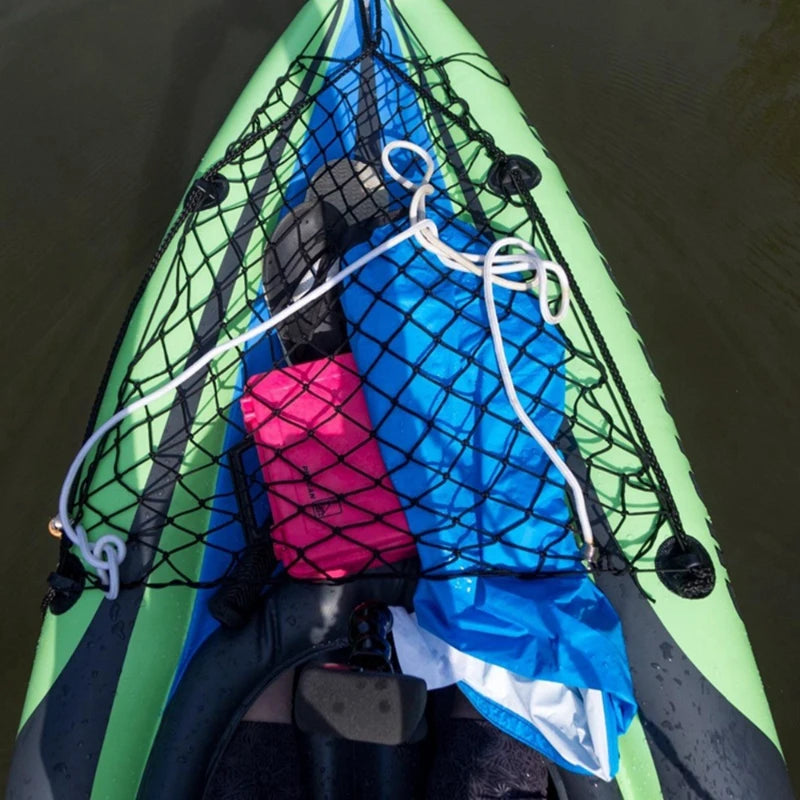 Inflatable Kayak for Fishing and Water Sports with Paddles