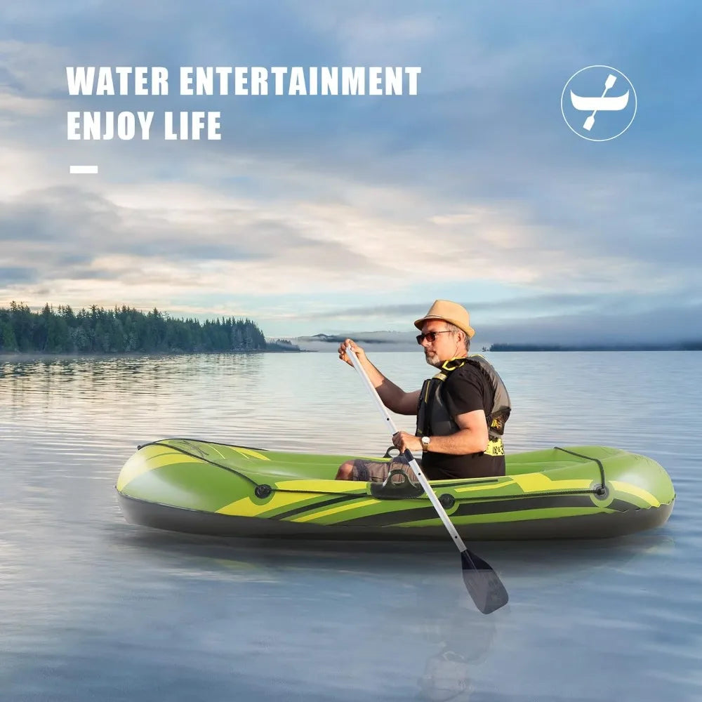 Inflatable Portable Boat Air Pump Rope Paddle Repair Patch