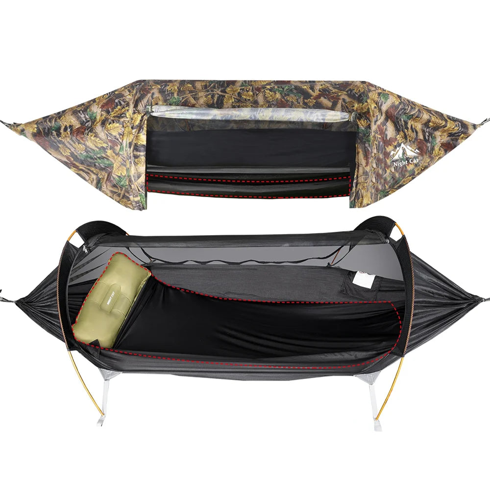 1-2 Persons Backpacking Bivvy Hammock Tent Waterproof Lightweight