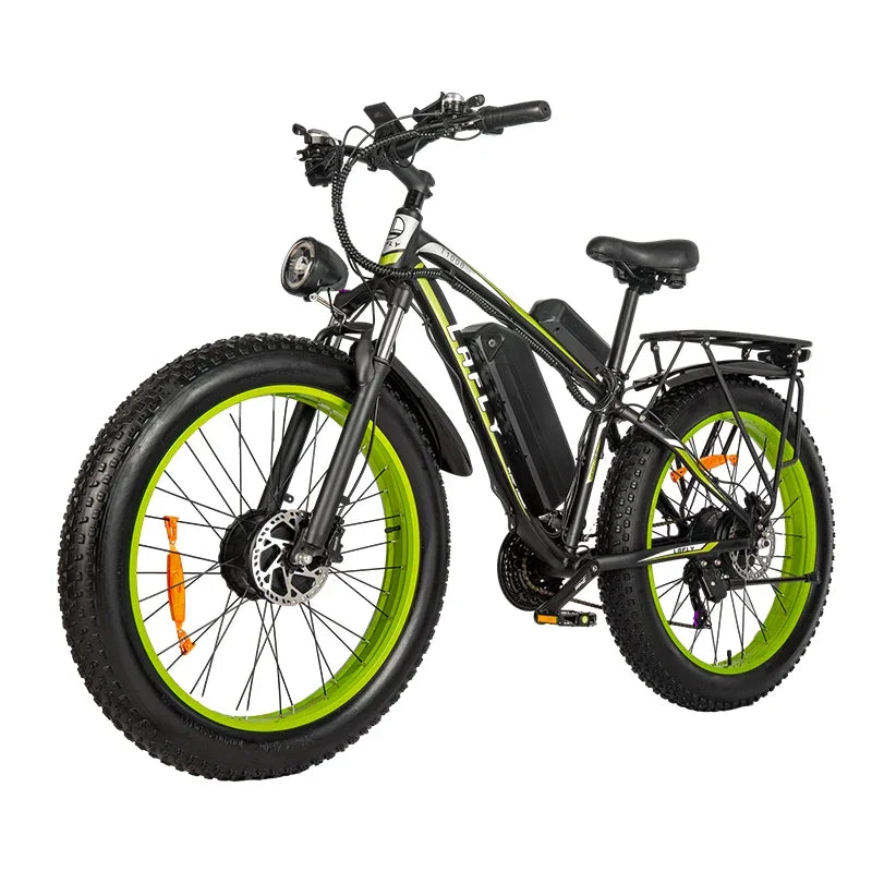 Detachable Battery 26 inch Fat Tire Mountain Off Road Electric Bike