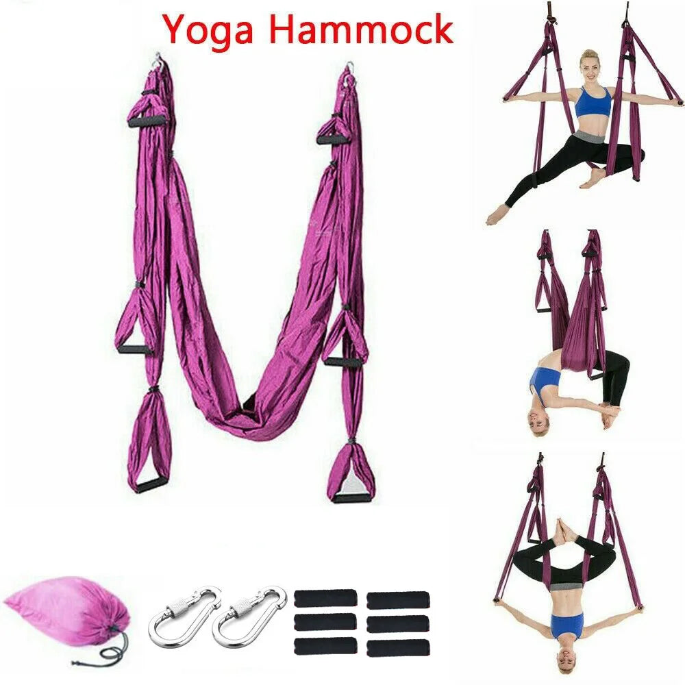 Yoga Trapeze Home Gym Hanging Belt Swing Strap