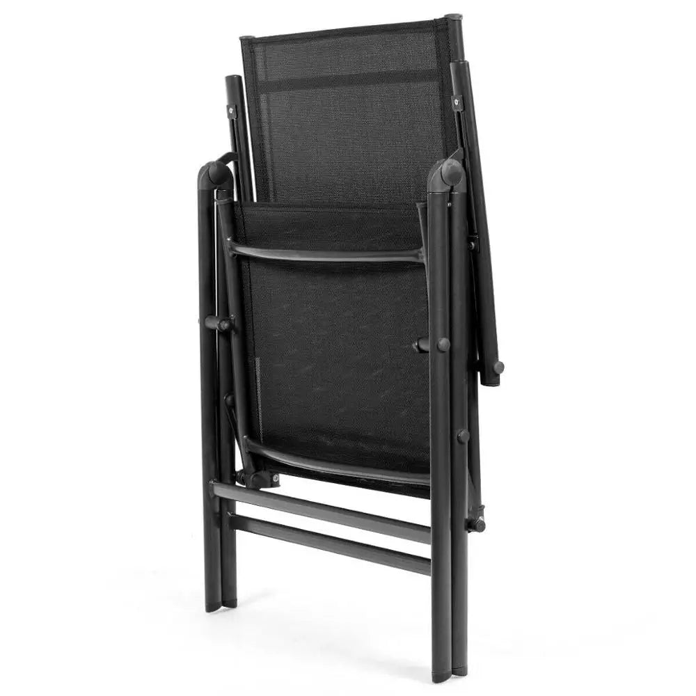 Set of 4 Adjustable Recliner Folding Chairs