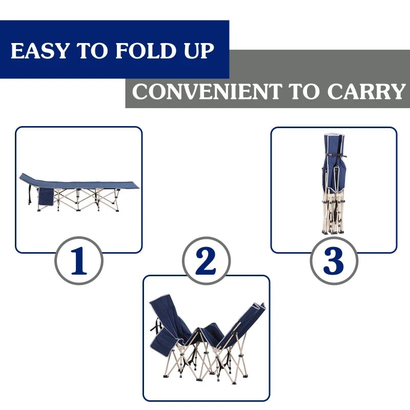 Folding Camping Cots for Adults with Carry Bag