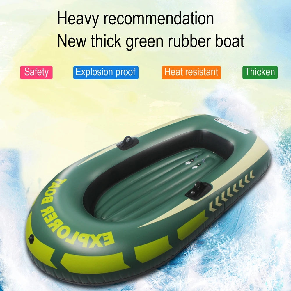 Inflatable Boat With Double Valve For Parent-Child Interaction