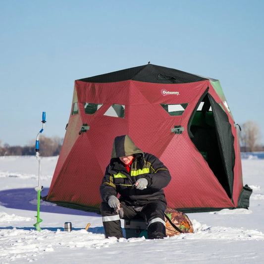 Pop-Up Portable Ice Fishing Tent with Carry Bag