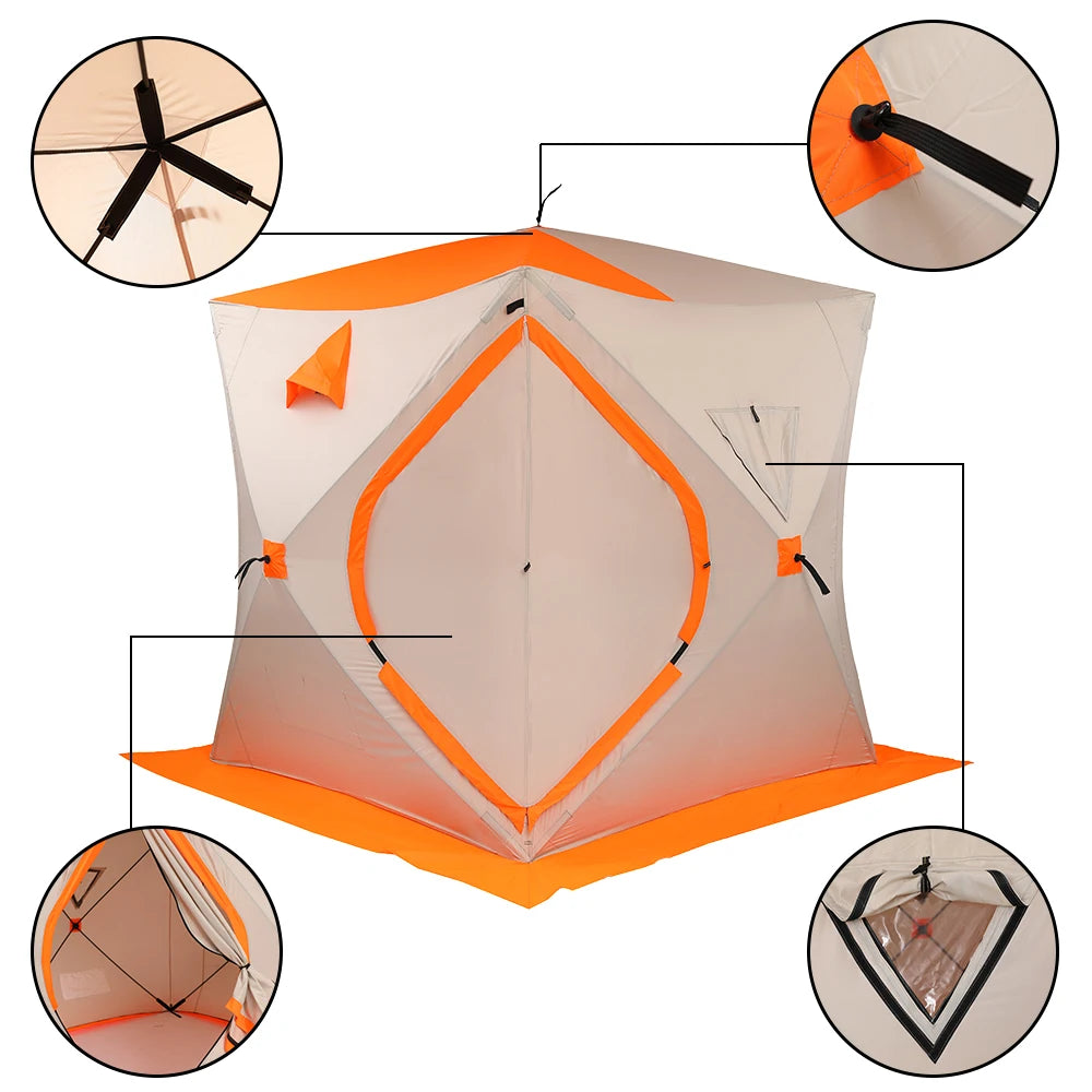 Ice Fishing Tent Cold Resistance Wind And Rain Protection