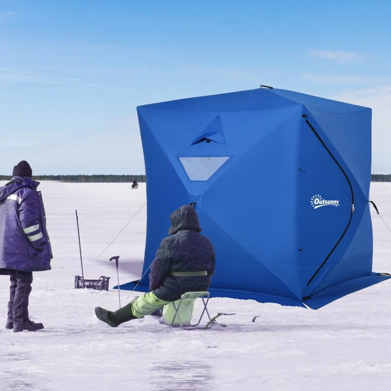 Waterproof Portable Pop Up Ice Fishing Shelter