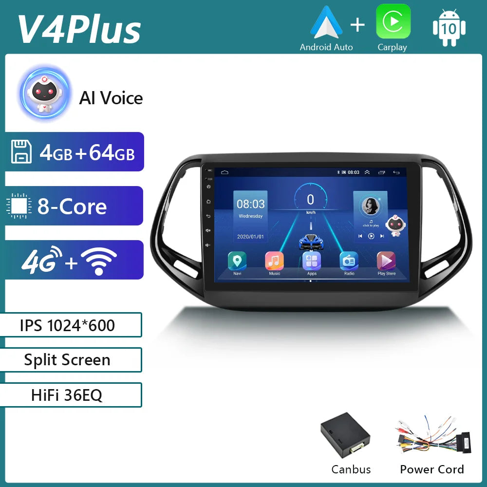 Multimedia  For JEEP COMPASS 2017 Auto Stereo