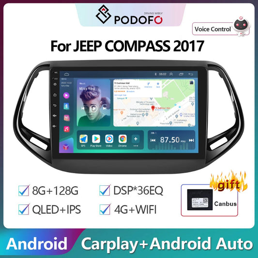 Multimedia  For JEEP COMPASS 2017 Auto Stereo