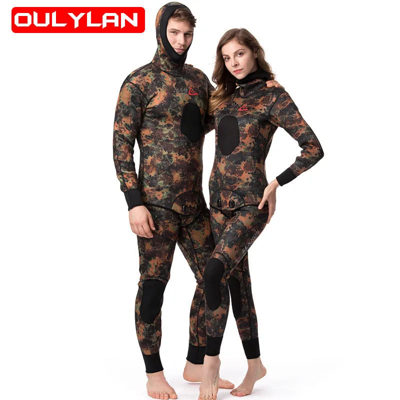 Multi- purpose Neoprene Camouflage Scuba Diving Suit