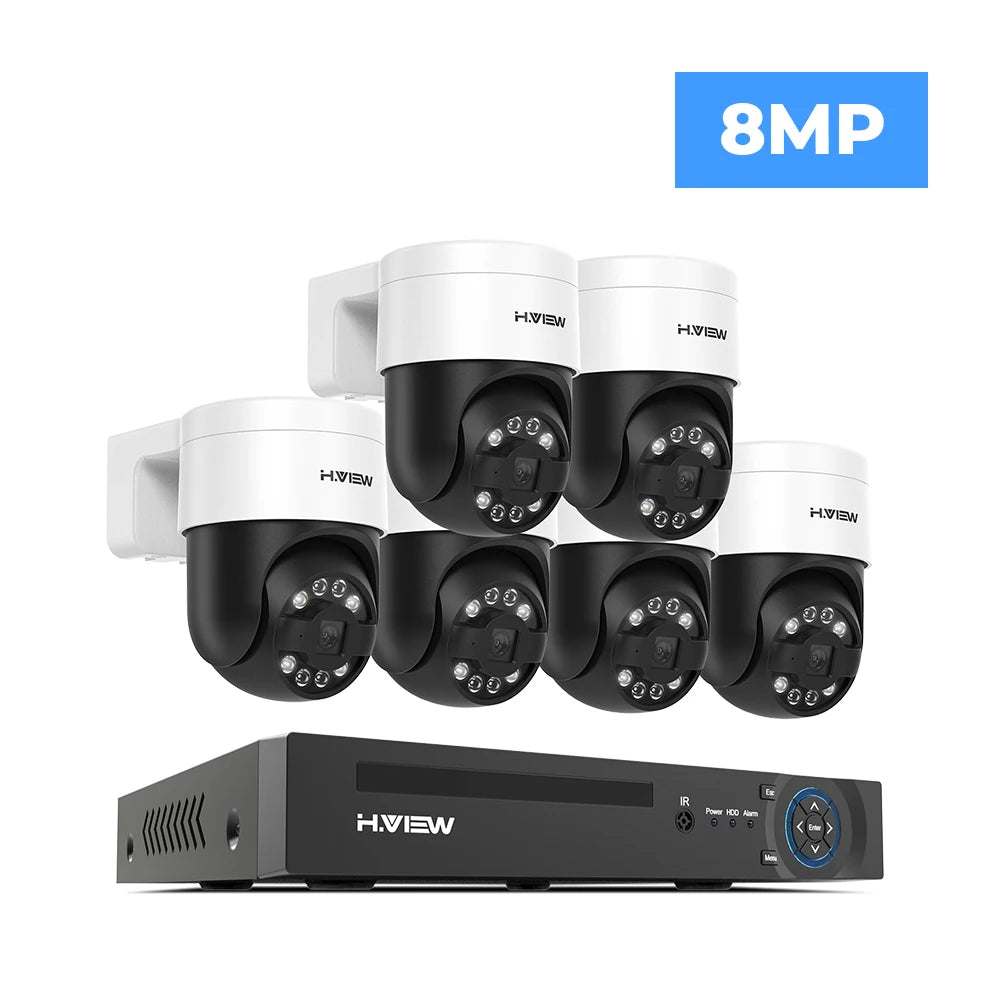 Outdoor Security Camera System  Home Video Surveillance Kit