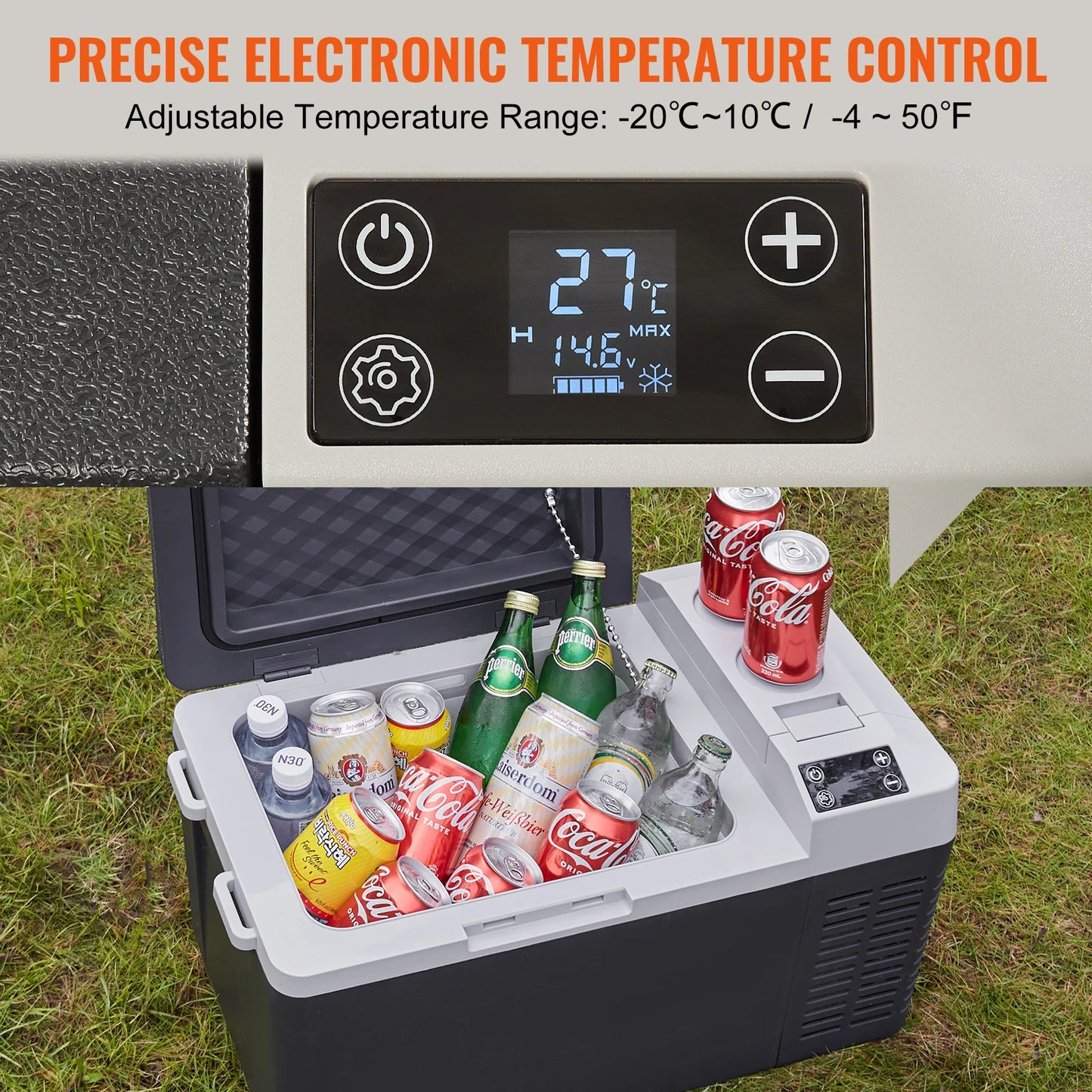 Portable Car Refrigerator Compressor Fridge Freezer Cooler