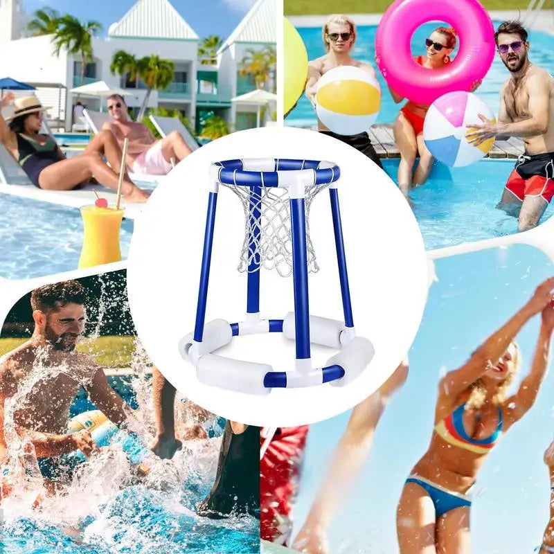 Swimming Pool Basketball Hoop Set Outdoor Swimming