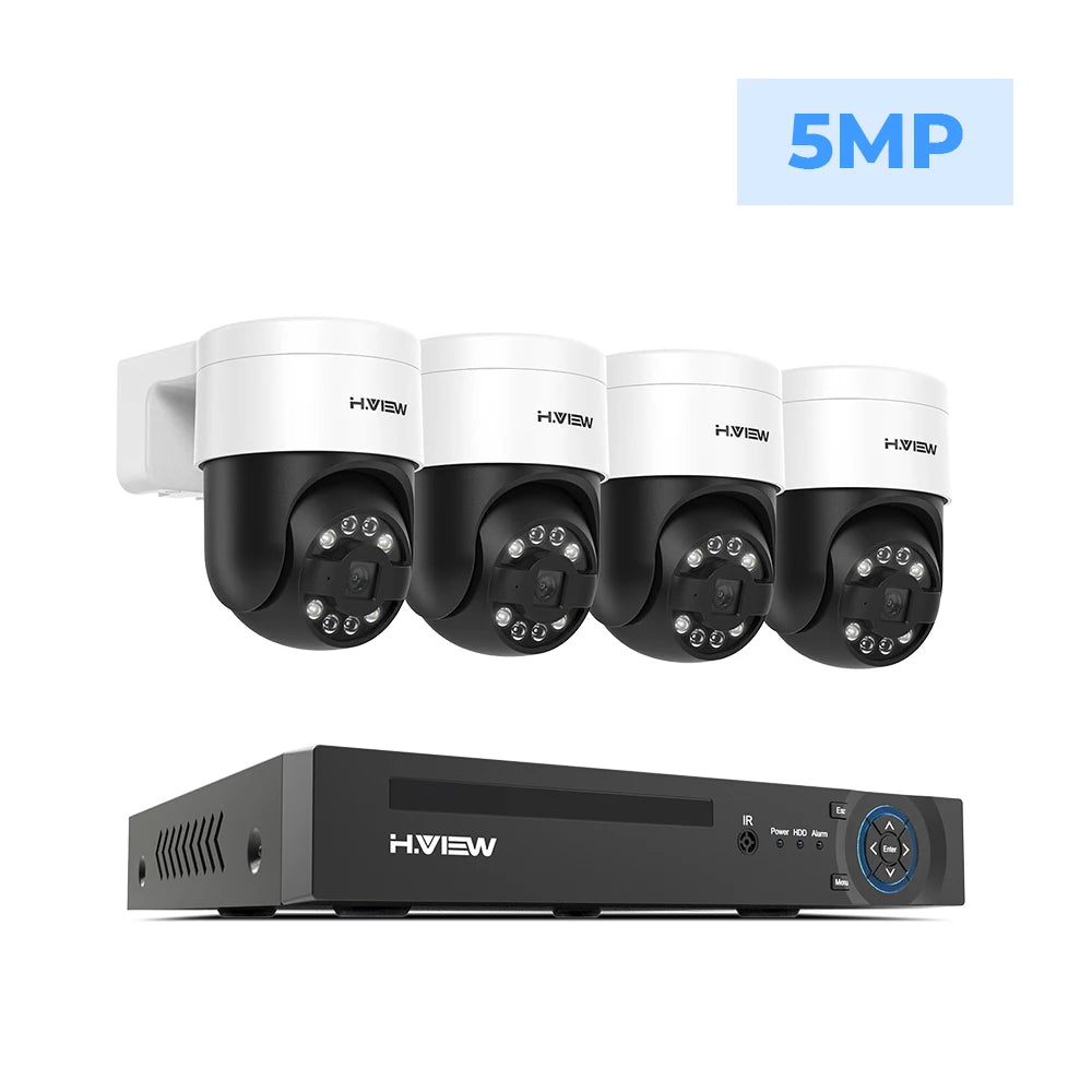 Outdoor Security Camera System  Home Video Surveillance Kit