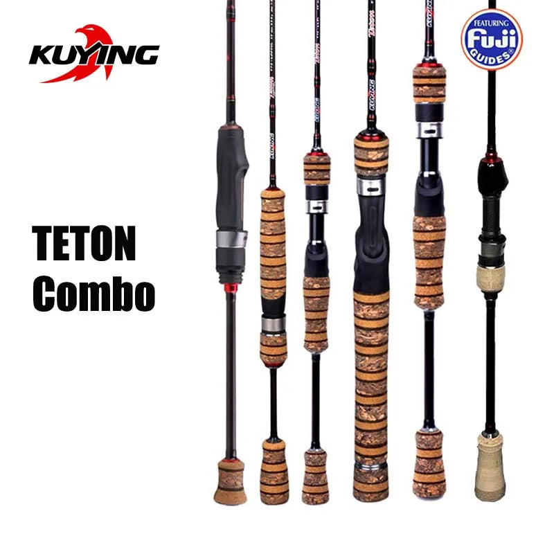 Casting Spinning Lure Fishing Rod Pole Combo