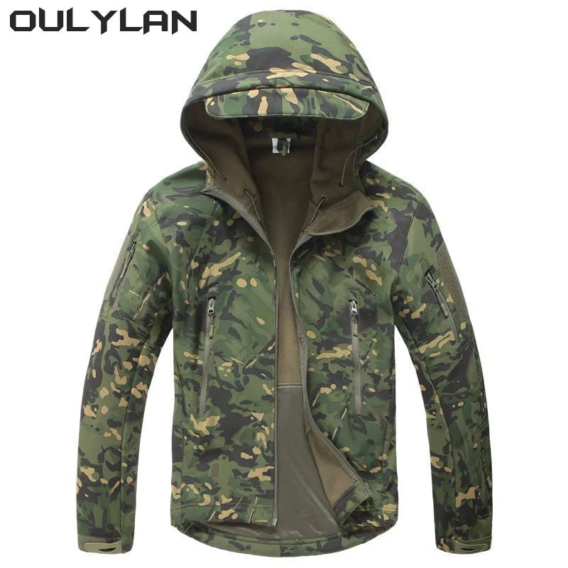 Waterproof Soft Shell Camouflage Military Jacket