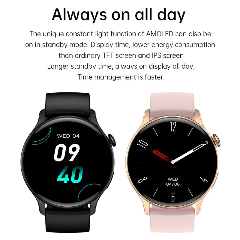 New Women Bluetooth Call Smartwatch