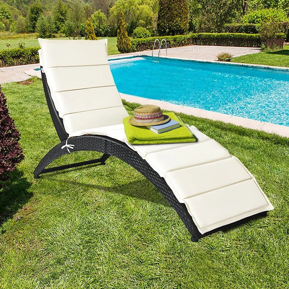 Folding Patio Lounge Chair