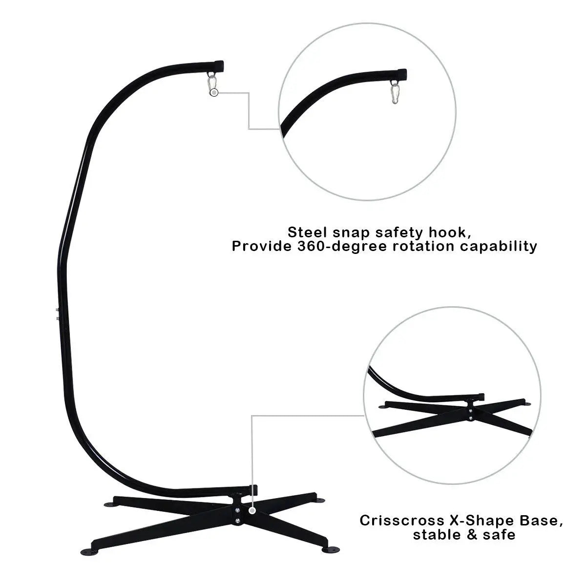 Hammock Frame Stand Solid Steel