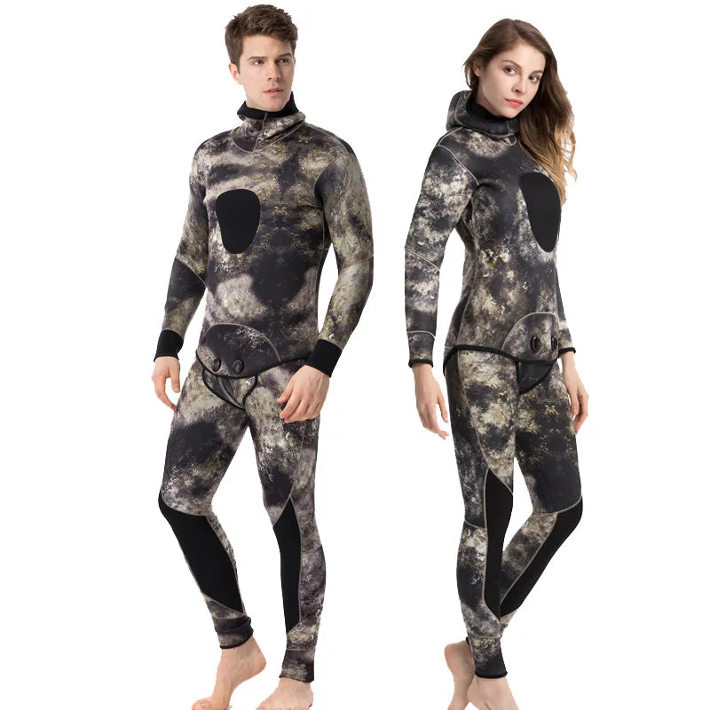 Multi- purpose Neoprene Camouflage Scuba Diving Suit