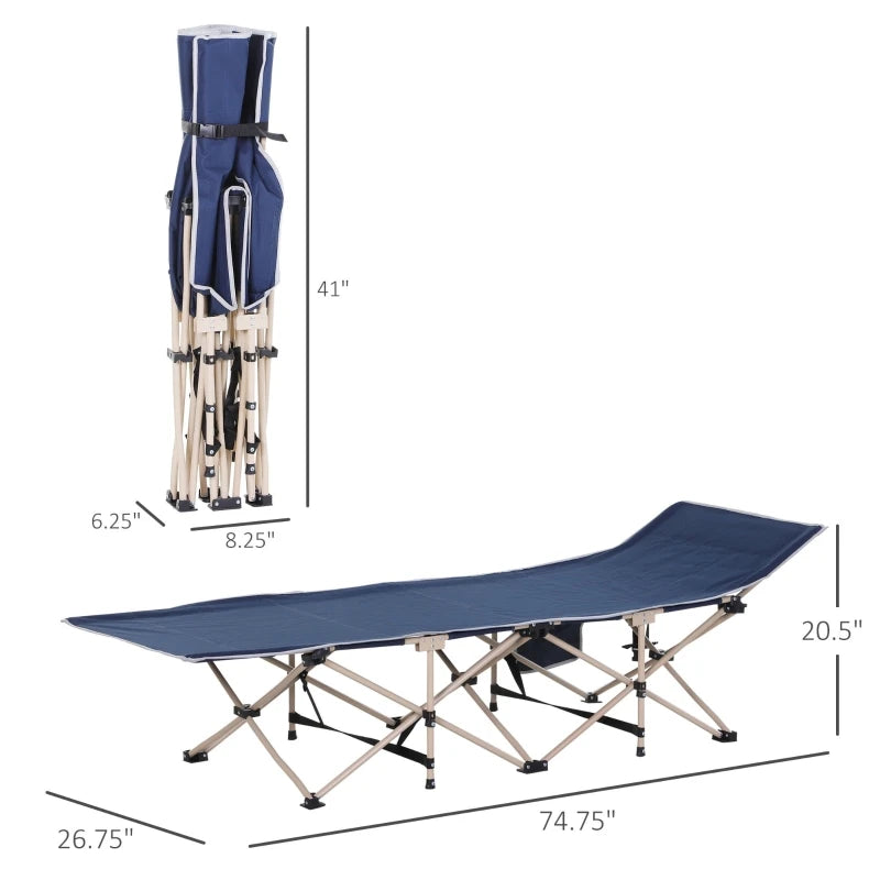 Folding Camping Cots for Adults with Carry Bag