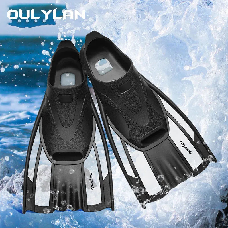 Swimming Diving Fins Professional Flexible Comfort Non-Slip Flippers