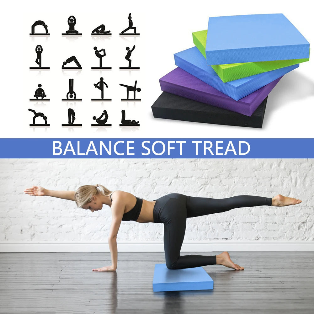 Non-slip Yoga  Block Balance Flat Support Pad