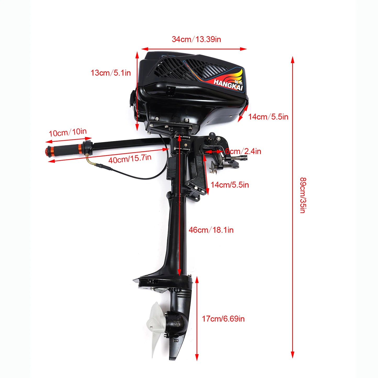 2-Stroke Outboard Engine Fishing Boat Motor