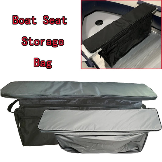 Inflatable Boat Seat Storage Bag With Padded Seat Cushion