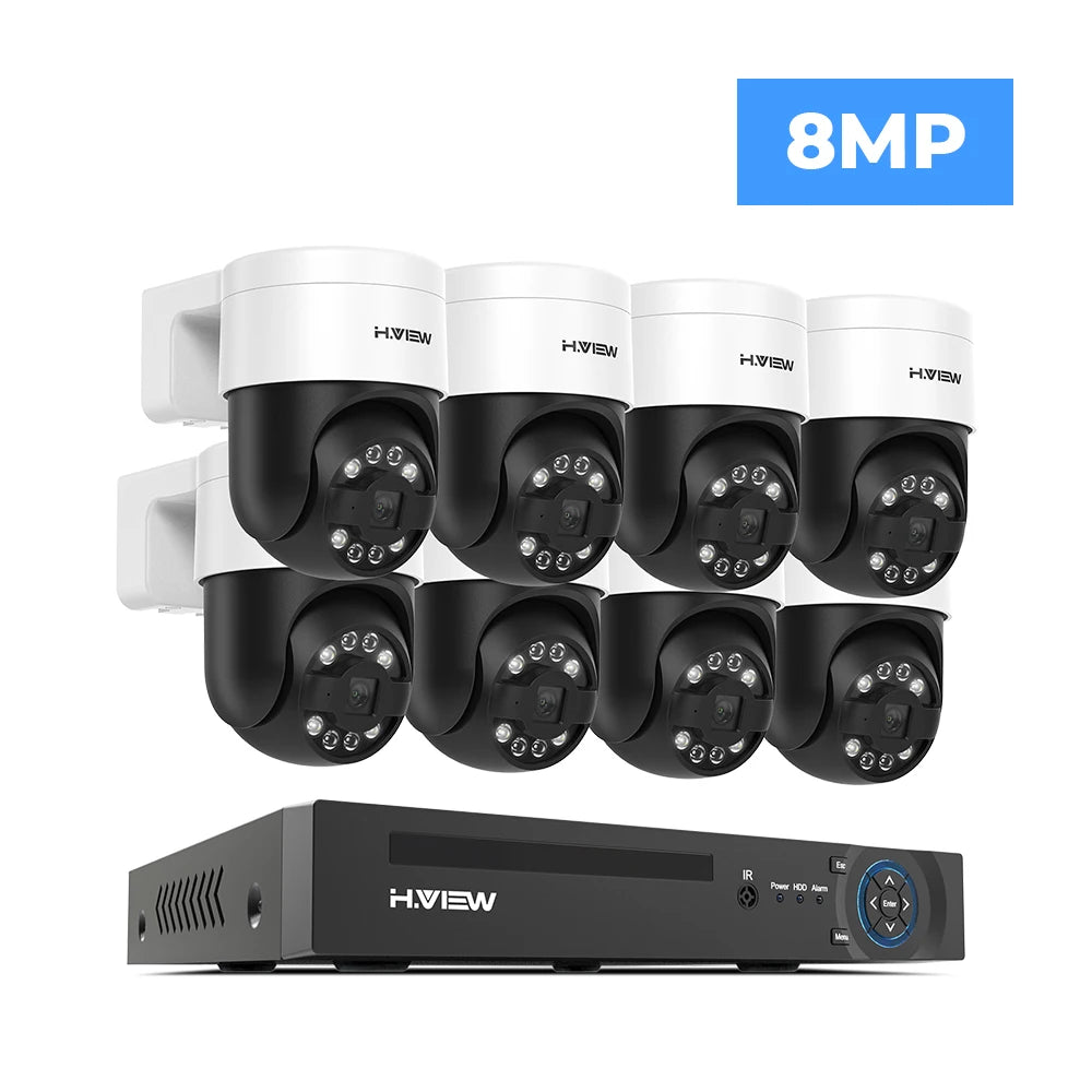 Outdoor Security Camera System  Home Video Surveillance Kit