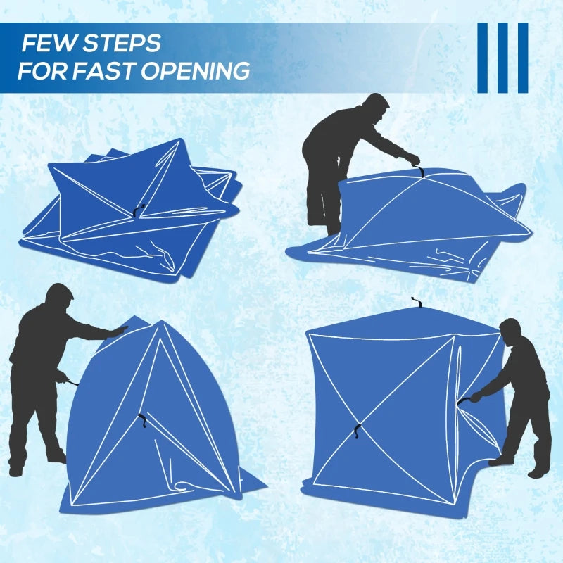 Waterproof Portable Pop Up Ice Fishing Shelter